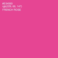 #E54593 - French Rose Color Image