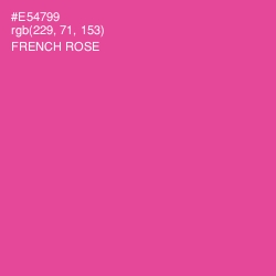 #E54799 - French Rose Color Image