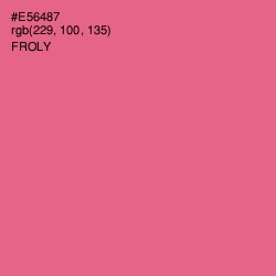 #E56487 - Froly Color Image