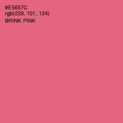 #E5657C - Brink Pink Color Image