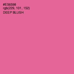 #E56598 - Deep Blush Color Image