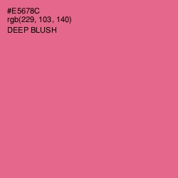 #E5678C - Deep Blush Color Image