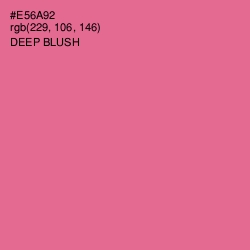 #E56A92 - Deep Blush Color Image