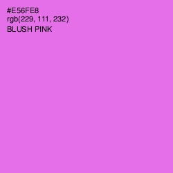 #E56FE8 - Blush Pink Color Image