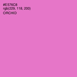 #E576C8 - Orchid Color Image