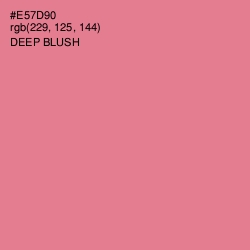 #E57D90 - Deep Blush Color Image