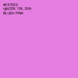 #E57EE0 - Blush Pink Color Image