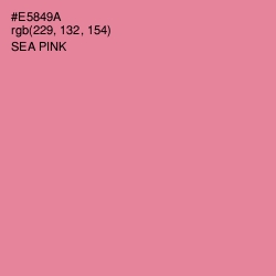 #E5849A - Sea Pink Color Image