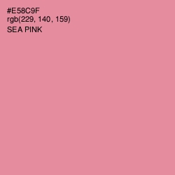 #E58C9F - Sea Pink Color Image