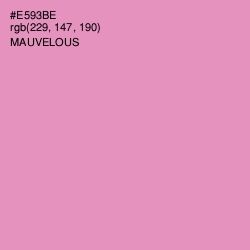 #E593BE - Mauvelous Color Image