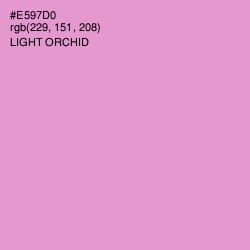 #E597D0 - Light Orchid Color Image