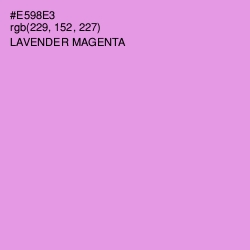 #E598E3 - Lavender Magenta Color Image