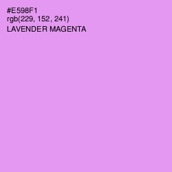 #E598F1 - Lavender Magenta Color Image