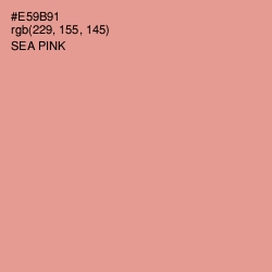 #E59B91 - Sea Pink Color Image