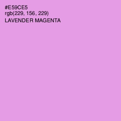#E59CE5 - Lavender Magenta Color Image