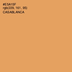 #E5A15F - Casablanca Color Image