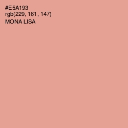 #E5A193 - Mona Lisa Color Image