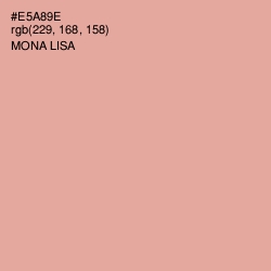 #E5A89E - Mona Lisa Color Image