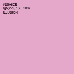 #E5A8CB - Illusion Color Image