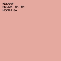 #E5A99F - Mona Lisa Color Image