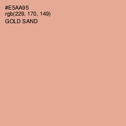 #E5AA95 - Gold Sand Color Image