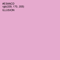 #E5AACD - Illusion Color Image