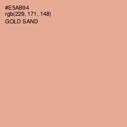 #E5AB94 - Gold Sand Color Image