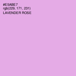 #E5ABE7 - Lavender Rose Color Image
