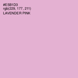#E5B1D3 - Lavender Pink Color Image