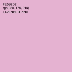 #E5B2D2 - Lavender Pink Color Image