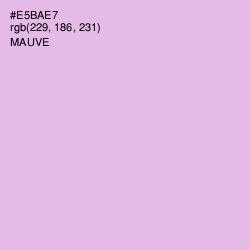 #E5BAE7 - Mauve Color Image