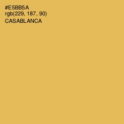 #E5BB5A - Casablanca Color Image