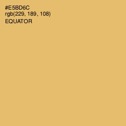 #E5BD6C - Equator Color Image