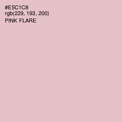 #E5C1C8 - Pink Flare Color Image