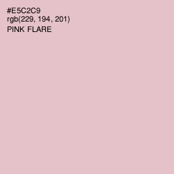 #E5C2C9 - Pink Flare Color Image