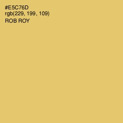 #E5C76D - Rob Roy Color Image