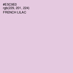 #E5C9E0 - French Lilac Color Image