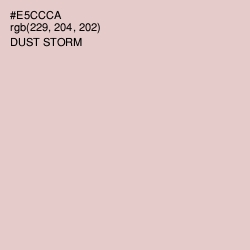 #E5CCCA - Dust Storm Color Image