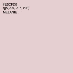 #E5CFD0 - Melanie Color Image