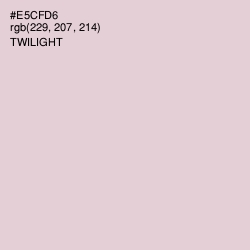 #E5CFD6 - Twilight Color Image