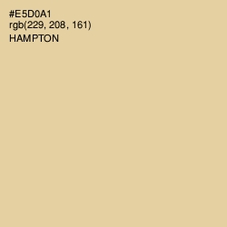 #E5D0A1 - Hampton Color Image