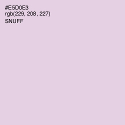 #E5D0E3 - Snuff Color Image
