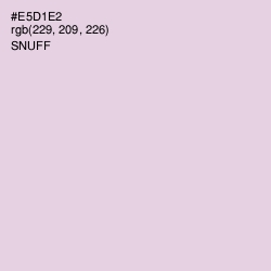 #E5D1E2 - Snuff Color Image