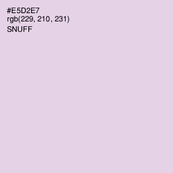 #E5D2E7 - Snuff Color Image