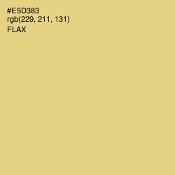 #E5D383 - Flax Color Image