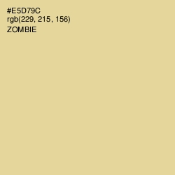 #E5D79C - Zombie Color Image