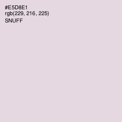 #E5D8E1 - Snuff Color Image