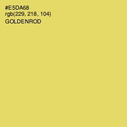#E5DA68 - Goldenrod Color Image