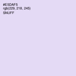 #E5DAF5 - Snuff Color Image