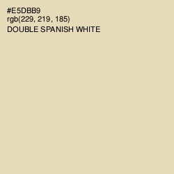 #E5DBB9 - Double Spanish White Color Image